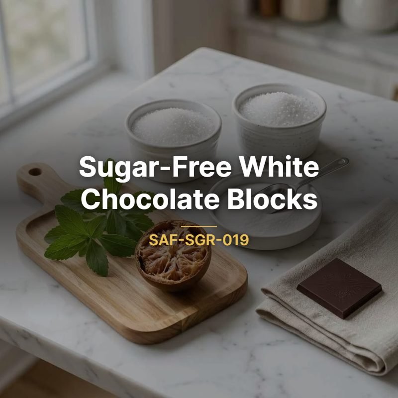 Sugar-Free White Chocolate Blocks supplier in UAE - SAFWA - SAF-SGR-019